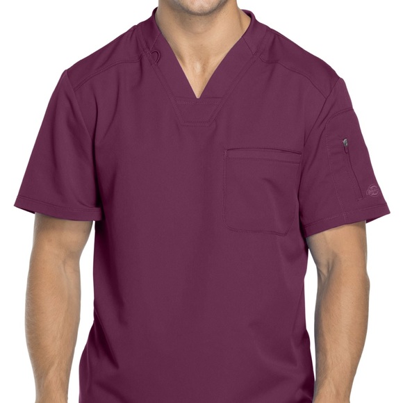 Dickies Other Dickies Dynamix Burgundy Scrub Set Poshmark